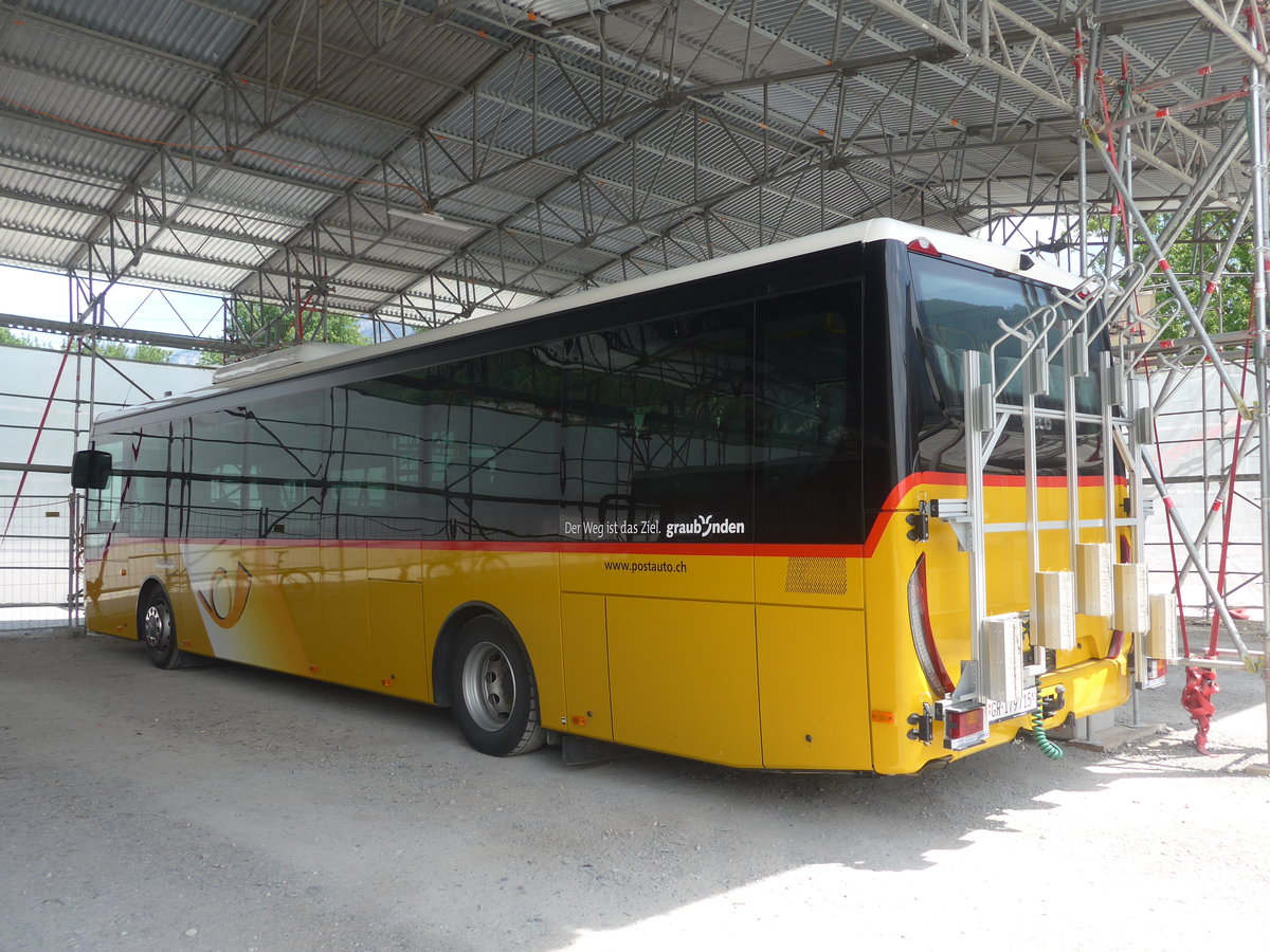 (217'241) - PostAuto Graub�nden - GR 179'715 - Iveco am 23. Mai 2020 in Chur, Garage Obere Au