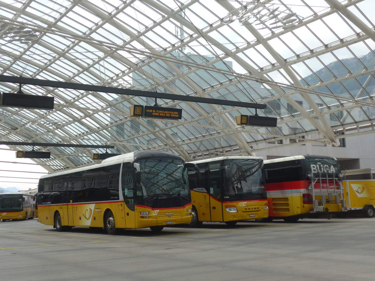 (217'251) - PostAuto Graub�nden - GR 162'989 - MAN am 23. Mai 2020 in Chur, Postautostation