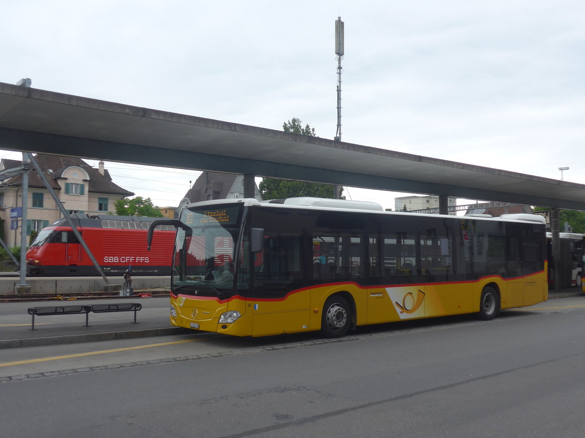 (218'017) - H�fliger, Sursee - Nr. 32/LU 206'429 - Mercedes am 14. Juni 2020 beim Bahnhof Sursee