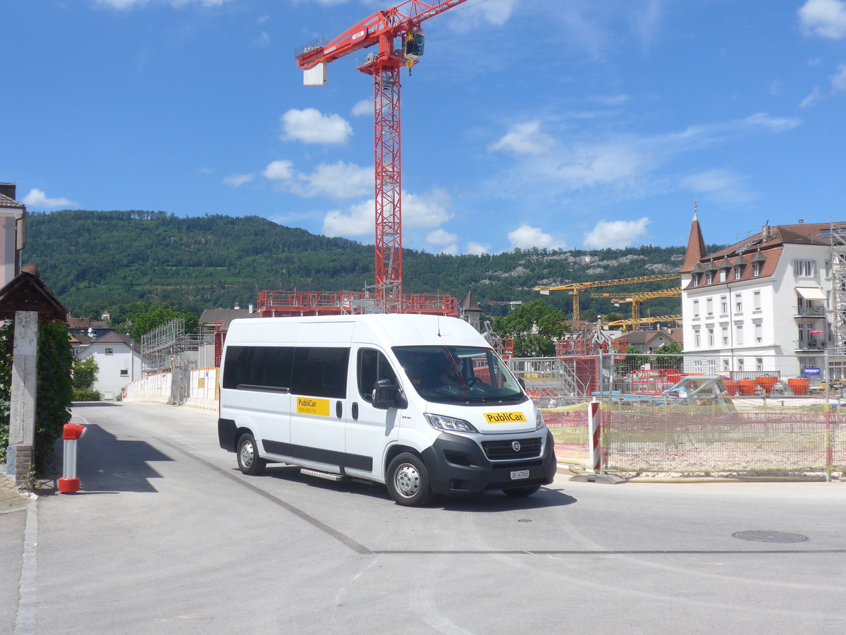 (218'381) - AUNORA, Courfaivre - JU 47'045 - Fiat am 4. Juli 2020 beim Bahnhof Del�mont