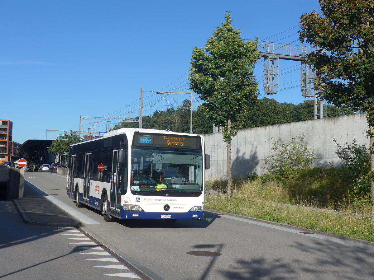 (218'432) - Gen�ve-Tours, Gen�ve - Nr. 984/GE 960'798 - Mercedes am 4. Juli 2020 beim Bahnhof Bern Br�nnen Westside