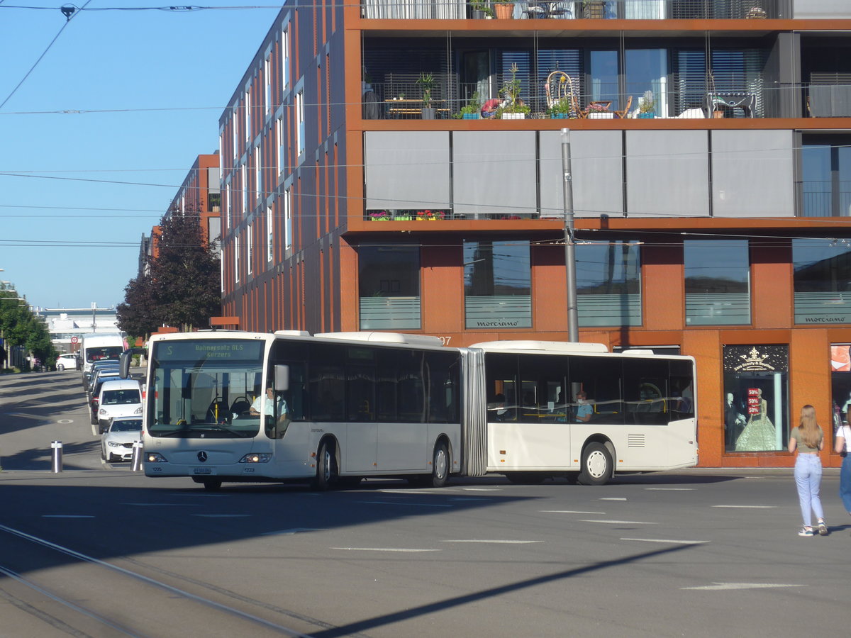 (218'711) - Intertours, Domdidier - Nr. 210/FR 300'480 - Mercedes (ex STI Thun Nr. 134) am 12. Juli 2020 beim Bahnhof Bern Br�nnen Westside