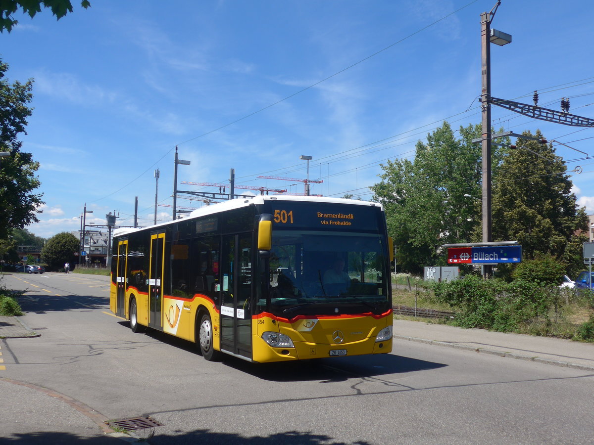 (218'750) - ASN Stadel - Nr. 354/ZH 4653 - Mercedes am 18. Juli 2020 beim Bahnhof B�lach