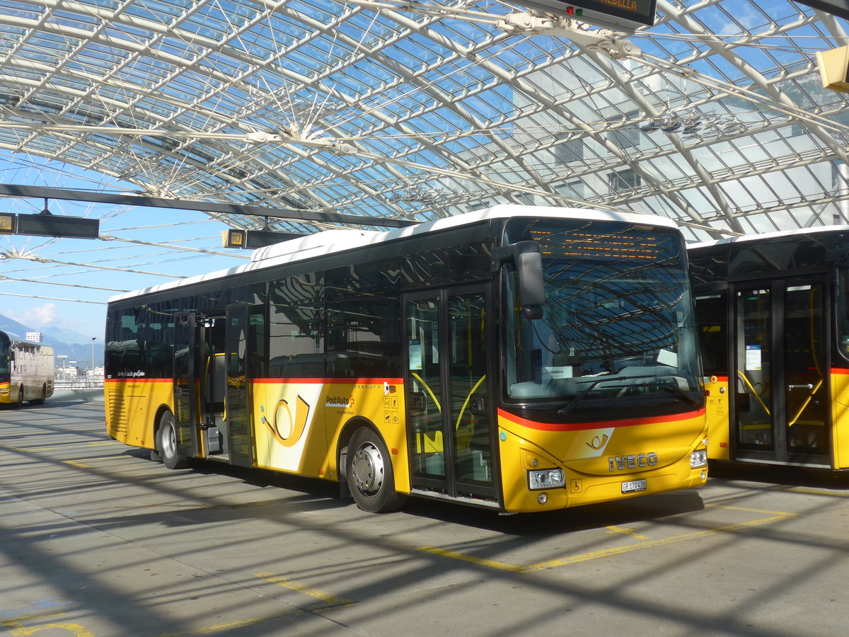 (218'876) - PostAuto Graub�nden - GR 170'438 - Iveco (ex PostAuto Ostschweiz) am 20. Juli 2020 in Chur, Postautostation