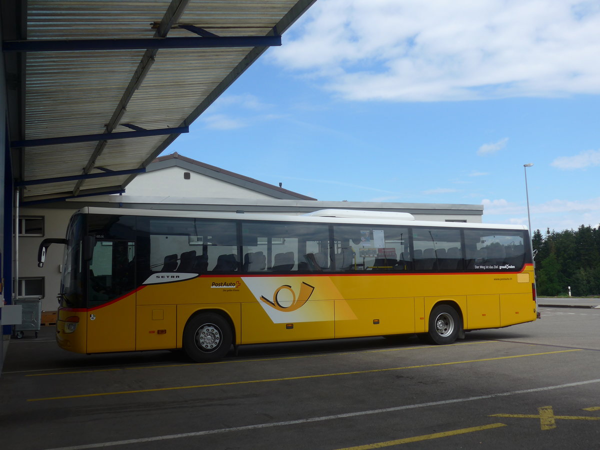 (219'107) - PostAuto Graub�nden - GR 179'704 - Setra am 26. Juli 2020 in Sirnach, Die Post
