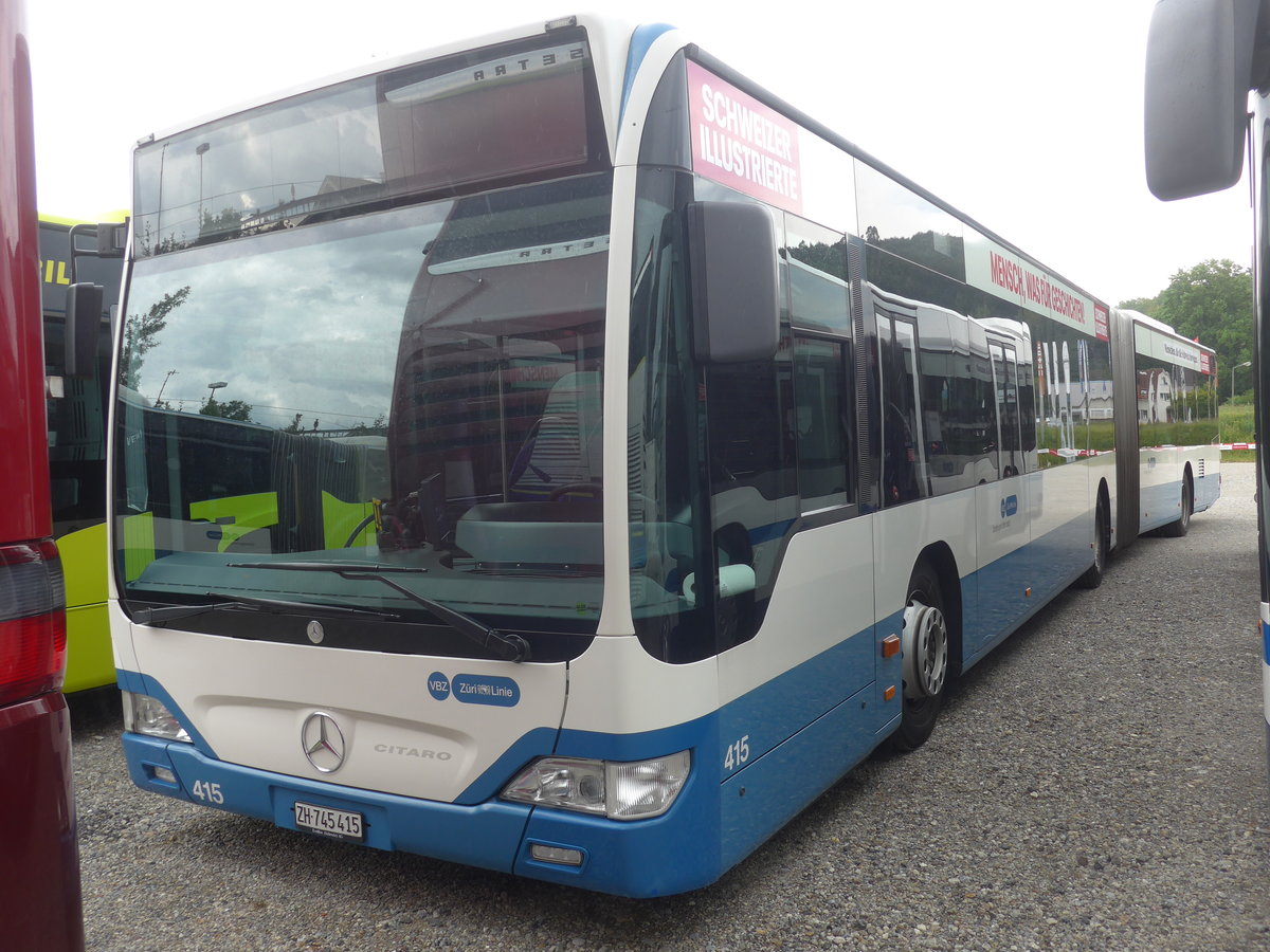 (219'134) - VBZ Z�rich - Nr. 415/ZH 745'415 - Mercedes am 26. Juli 2020 in Winterthur, EvoBus