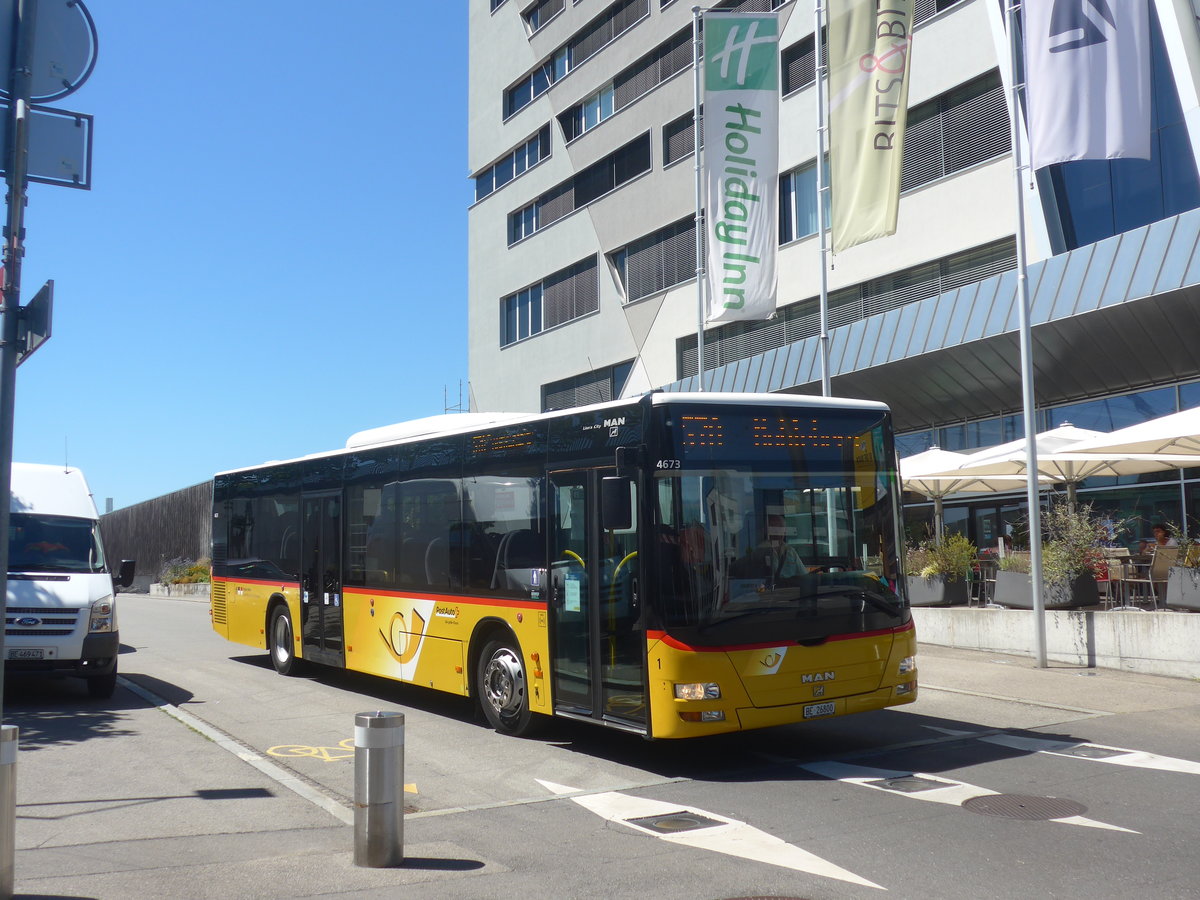 (219'229) - Steiner, Ortschwaben - Nr. 1/BE 26'800 - MAN am 27. Juli 2020 beim Bahnhof Bern Br�nnen Westside
