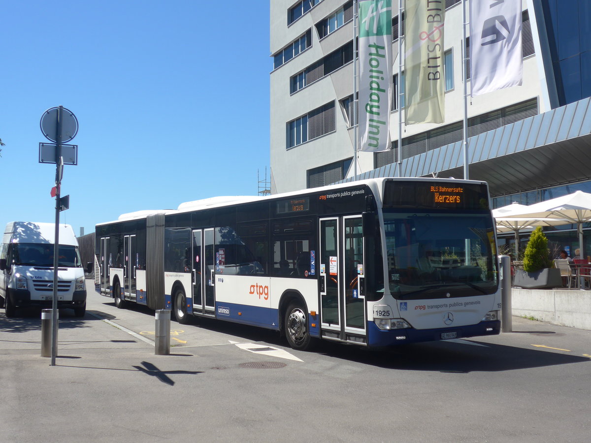 (219'232) - Gen�ve-Tours, Gen�ve - Nr. 1925/GE 960'949 - Mercedes am 27. Juli 2020 beim Bahnhof Bern Br�nnen Westside