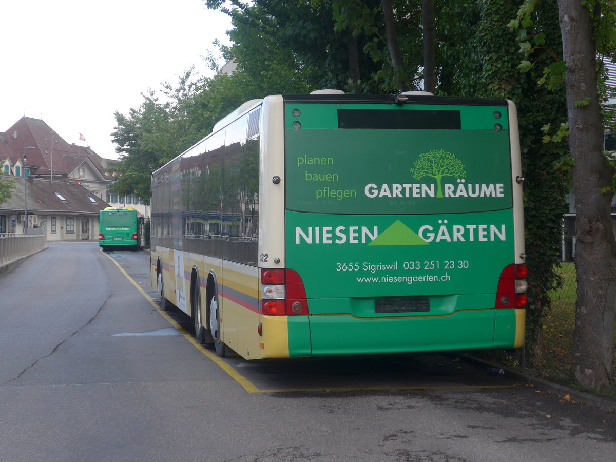 (219'304) - STI Thun - Nr. 132 - MAN am 2. August 2020 bei der Schiffl�ndte Thun