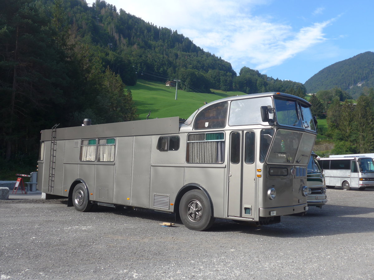 (219'672) - Schneider, Schmerikon - SG 13'934 - FBW/T�scher Hochlenker (ex Basler, Hofstetten; ex VBZ Z�rich Nr. 244) am 16. August 2020 in Gr�sch, Bergbahnen