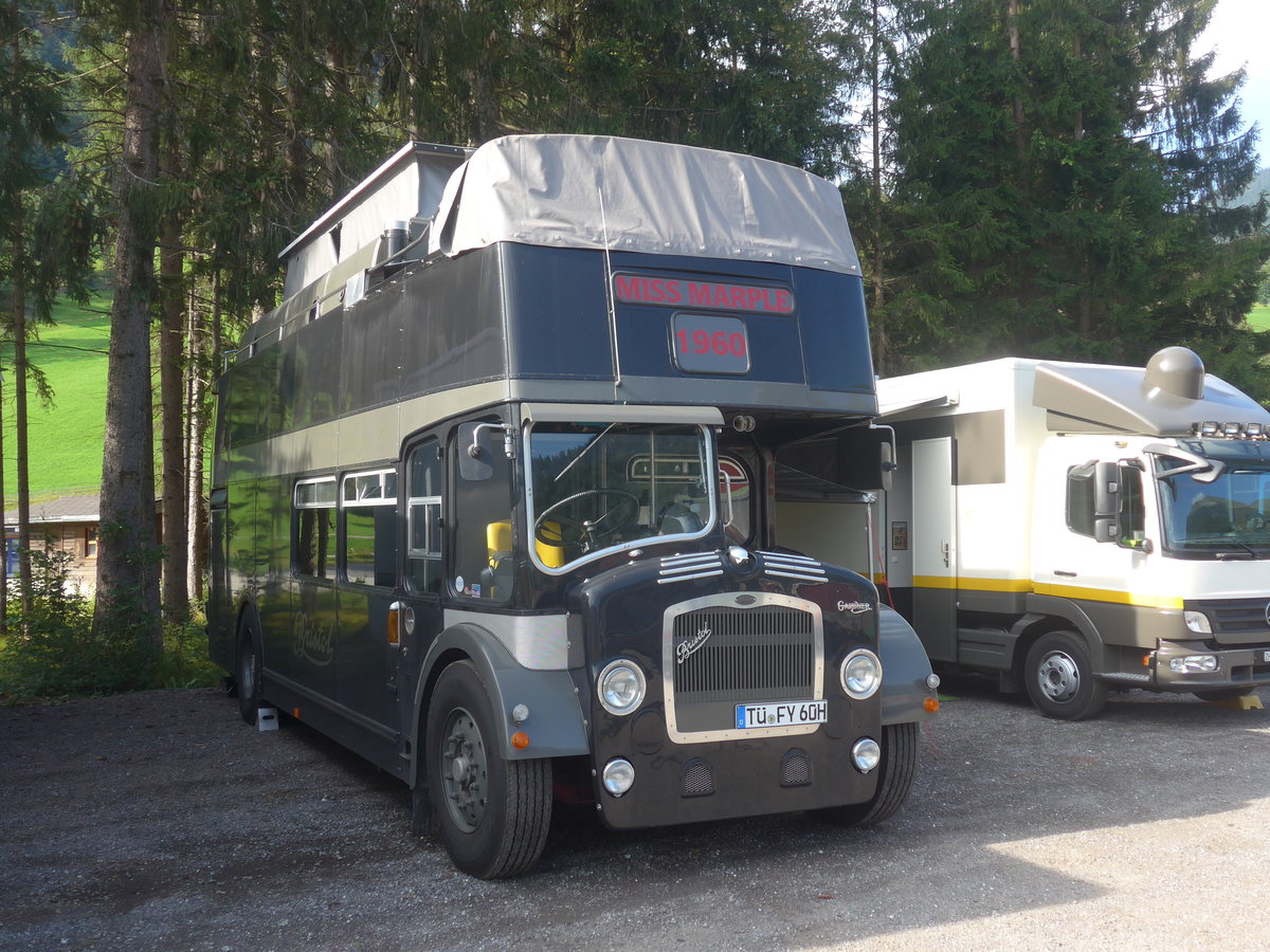 (219'691) - Aus Deutschland: Frey, Kusterdingen - T�-FY 60H - Bristol (ex Londag, CH-Bassersdorf; ex Londonbus) am 16. August 2020 in Gr�sch, Bergbahnen