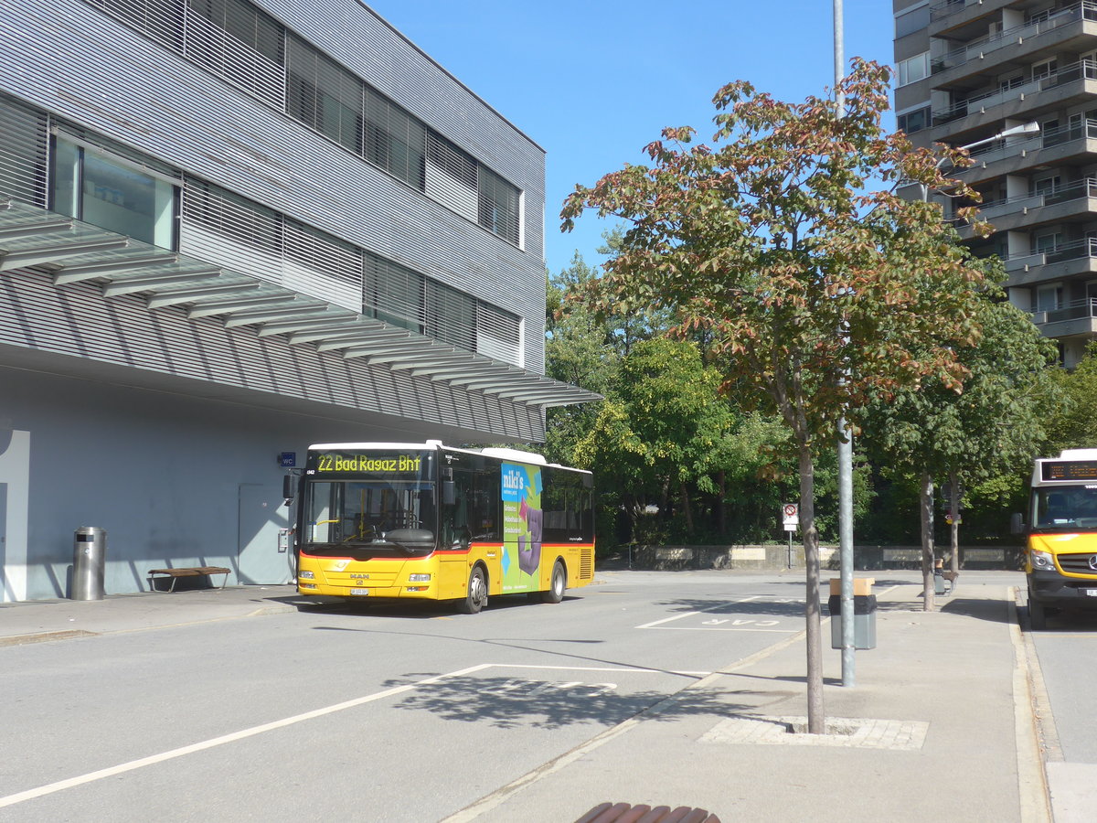 (219'751) - Gessinger, Bad Ragaz - GR 102'391 - MAN/G�ppel am 16. August 2020 beim Bahnhof Landquart