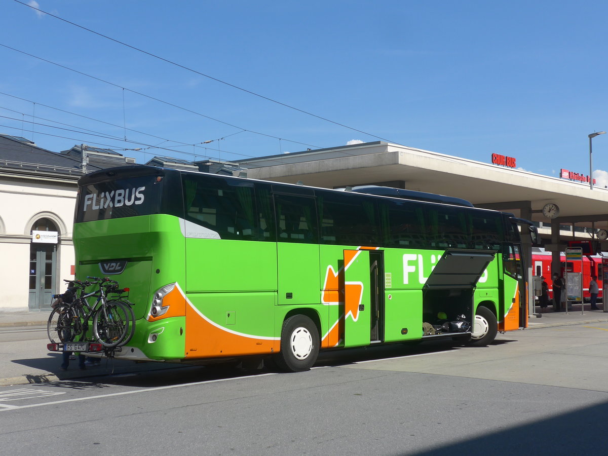 (219'775) - Aus Deutschland: Gr�ner, Rudelzhausen - FS-G 470 - VDL am 16. August 2020 beim Bahnhof Chur