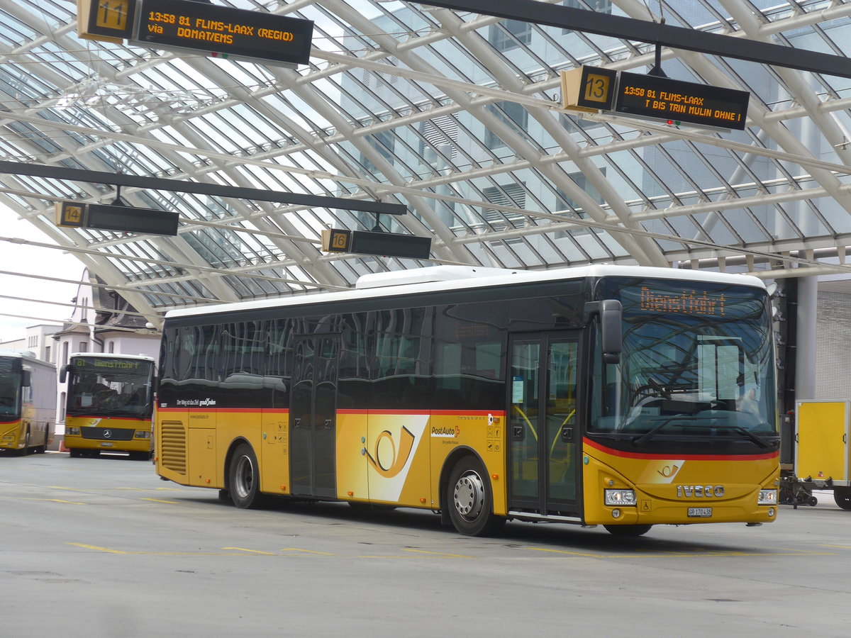 (219'809) - PostAuto Graub�nden - GR 170'438 - Iveco (ex PostAuto Ostschweiz) am 16. August 2020 in Chur, Postautostation