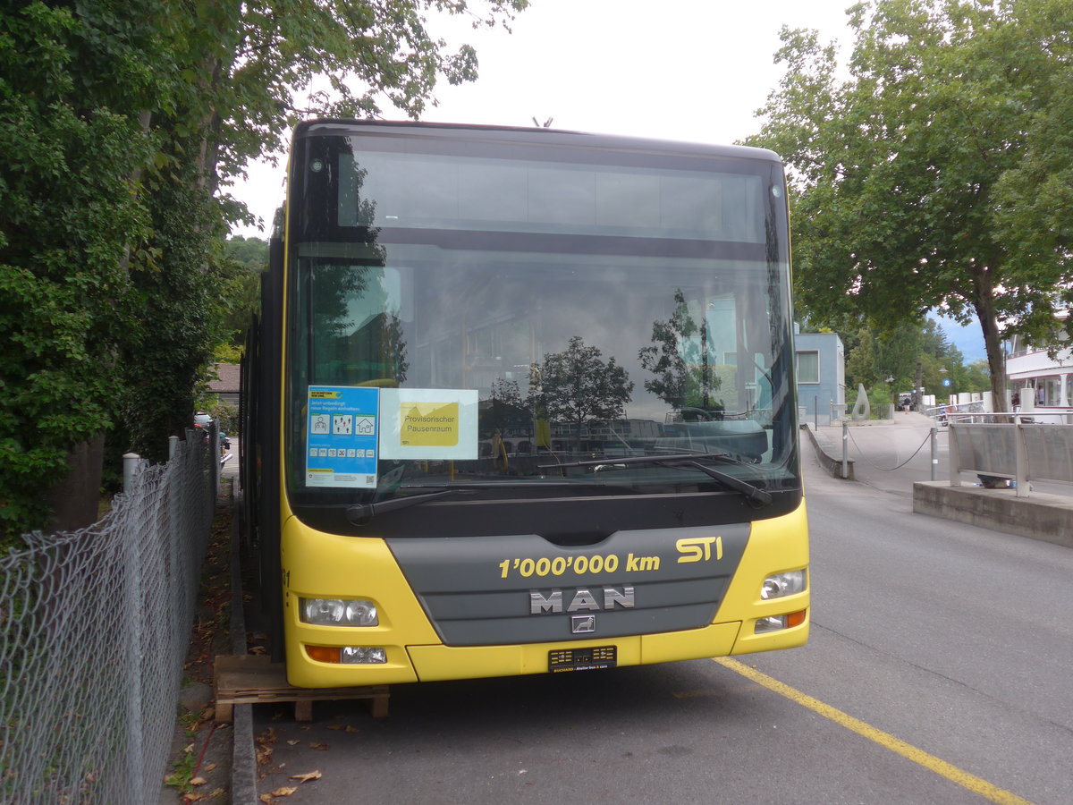 (219'859) - STI Thun - Nr. 131 - MAN am 19. August 2020 bei der Schiffl�ndte Thun