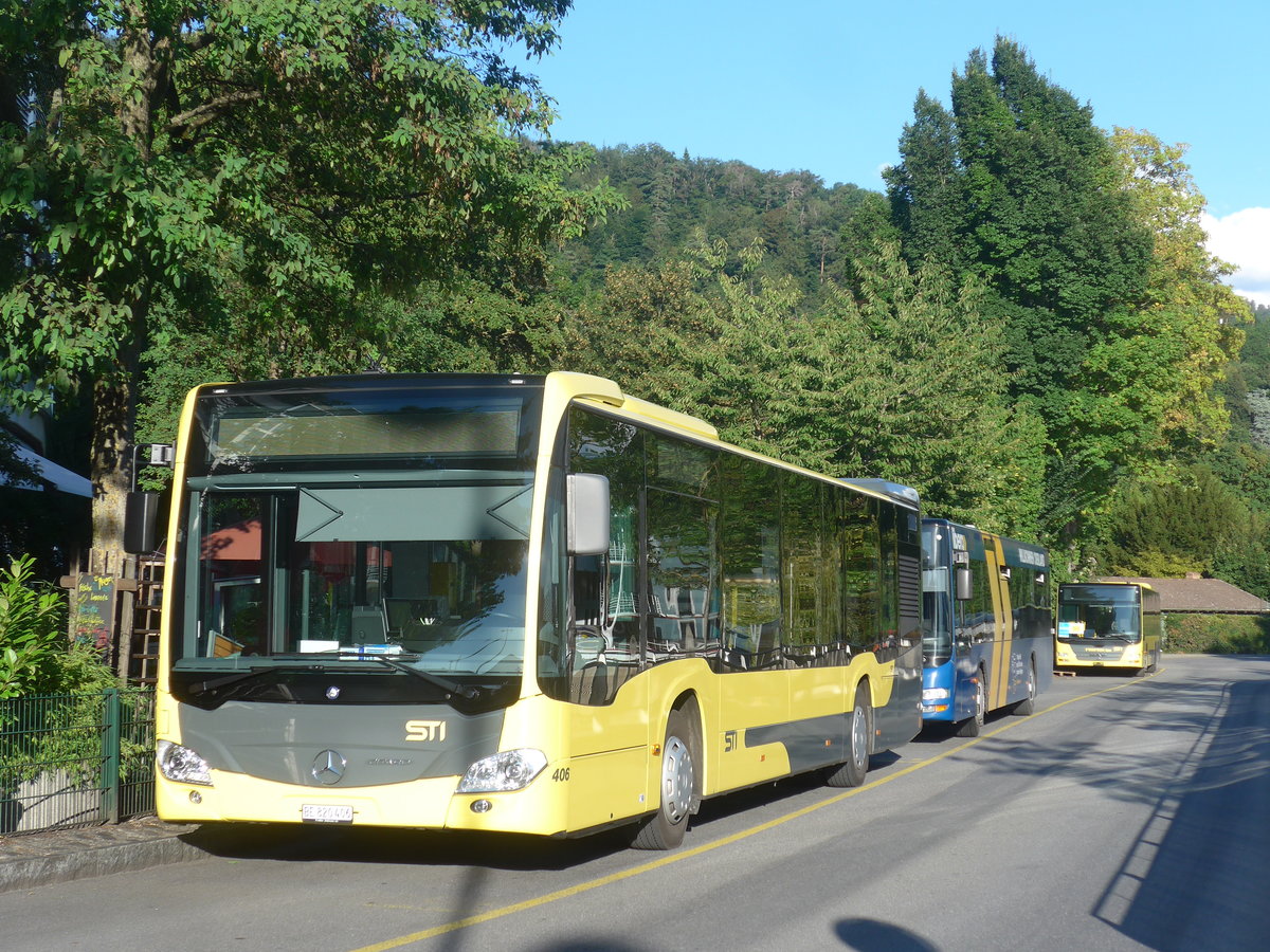 (219'863) - STI Thun - Nr. 406/BE 820'406 - Mercedes am 20. August 2020 bei der Schiffl�ndte Thun