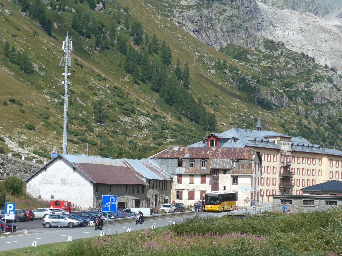 (219'958) - Fl�ck, Brienz - Nr. 9/BE 156'358 - Iveco am 22. August 2020 in Gletsch, Post