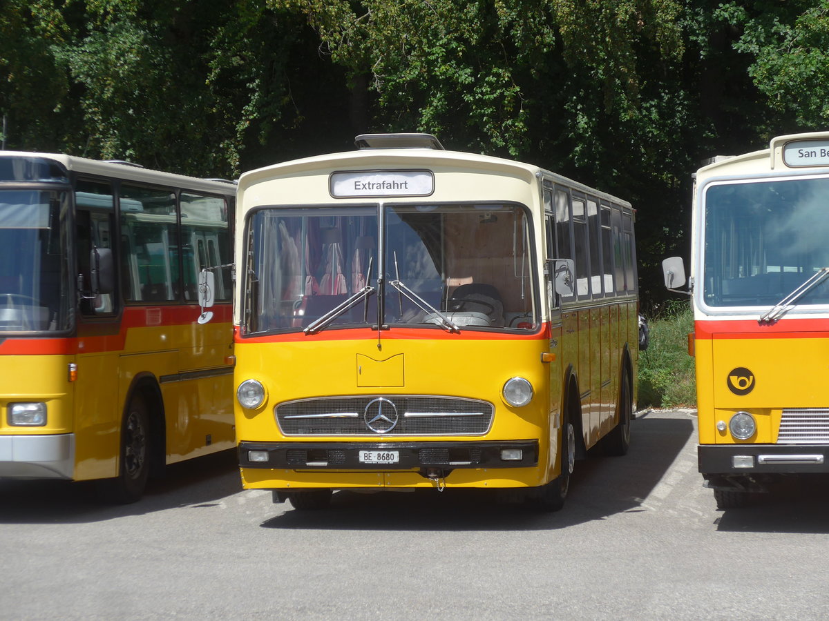 (220'099) - Schweizer, Schliern - BE 8680 - Mercedes/R&J (ex SBE Mettleneggen, Wattenwil; ex Frommelt, FL-Vaduz) am 23. August 2020 in Burgdorf, �kihof Ziegelgut
