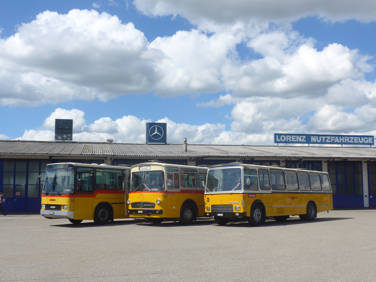 (220'125) - Wittig, N�rensdorf - ZH 205'322 - FBW/FHS (ex Tiemann, Oetwil Nr. 6; ex B�tra, Birr Nr. 28; ex Autocca, Visp; ex P 24'186) am 23. August 2020 in Lyssach, Lorenz