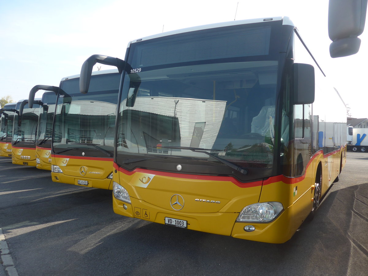 (220'855) - CarPostal Ouest - VD 1003 - Mercedes (ex TPB, S�deilles) am 20. September 2020 in Kerzers, Interbus