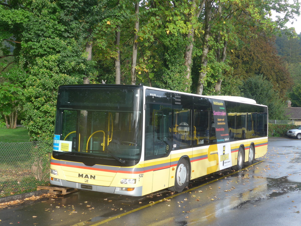 (220'877) - STI Thun - Nr. 132 - MAN am 20. September 2020 bei der Schiffl�ndte Thun