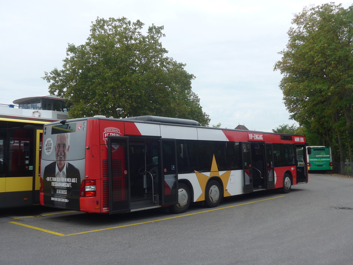 (220'948) - STI Thun - Nr. 149/BE 801'149 - MAN am 22. September 2020 bei der Schiffl�ndte Thun