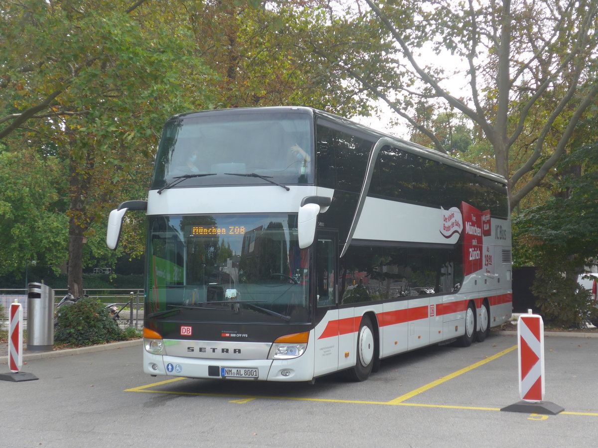 (220'956) - Aus Deutschland: Arzt, Seligenporten - NM-AL 8001 - Setra am 22. September 2020 in Z�rich, Sihlquai