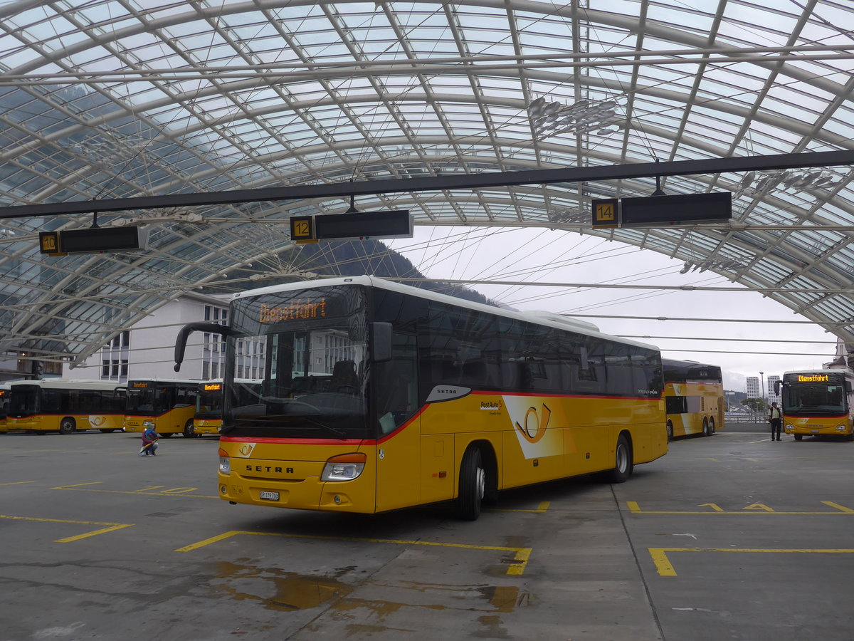 (221'454) - PostAuto Graub�nden - GR 179'708 - Setra am 26. September 2020 in Chur, Postautostation