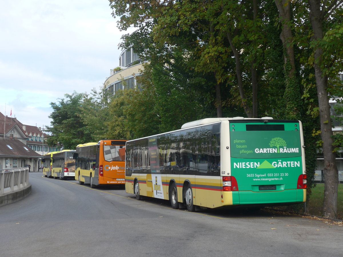(221'594) - STI Thun - Nr. 132 - MAN am 28. September 2020 bei der Schiffl�ndte Thun