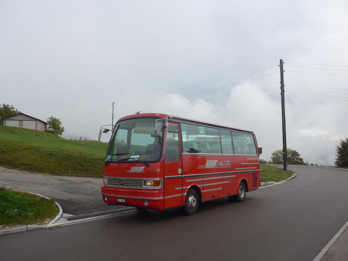 (221'810) - Biegger, Uster - Nr. 31/GL 1946 - Setra (ex AFA Adelboden Nr. 31; ex AFA Adelboden Nr. 10; ex Fr�hlich, Z�rich) am 12. Oktober 2020 in Gh�ch, Rest. Berg