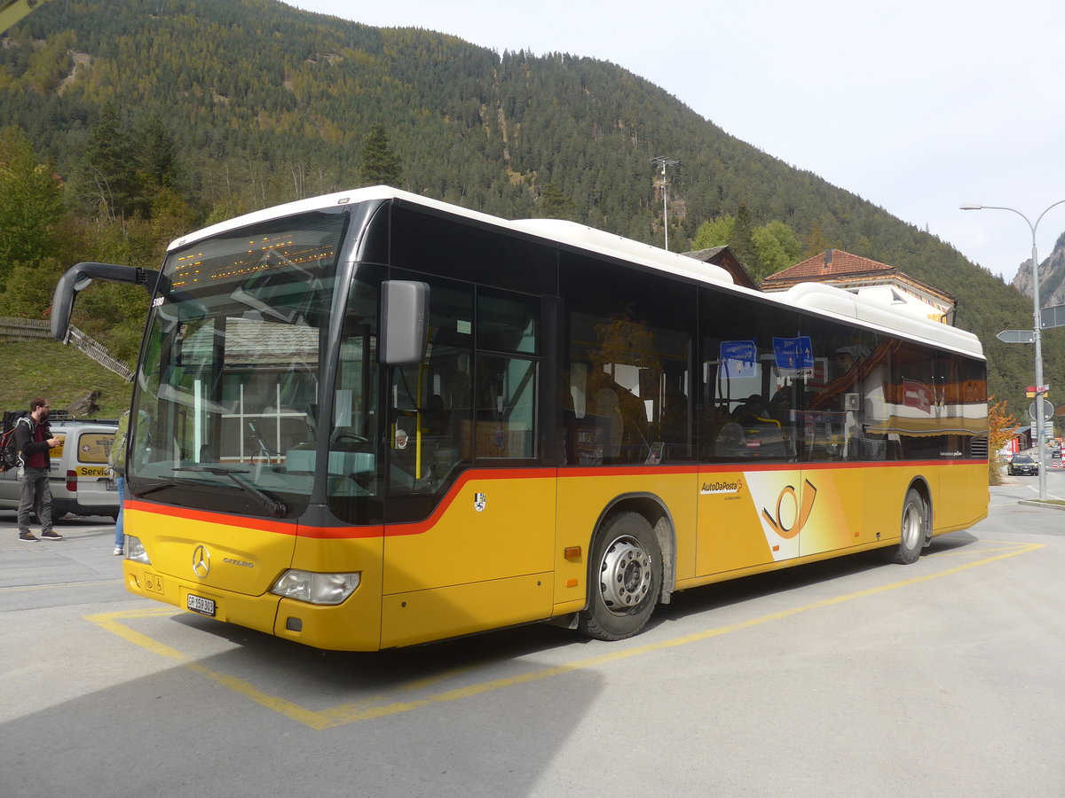 (222'152) - PostAuto Graub�nden - GR 159'303 - Mercedes am 20. Oktober 2020 in Martina, Cunfin