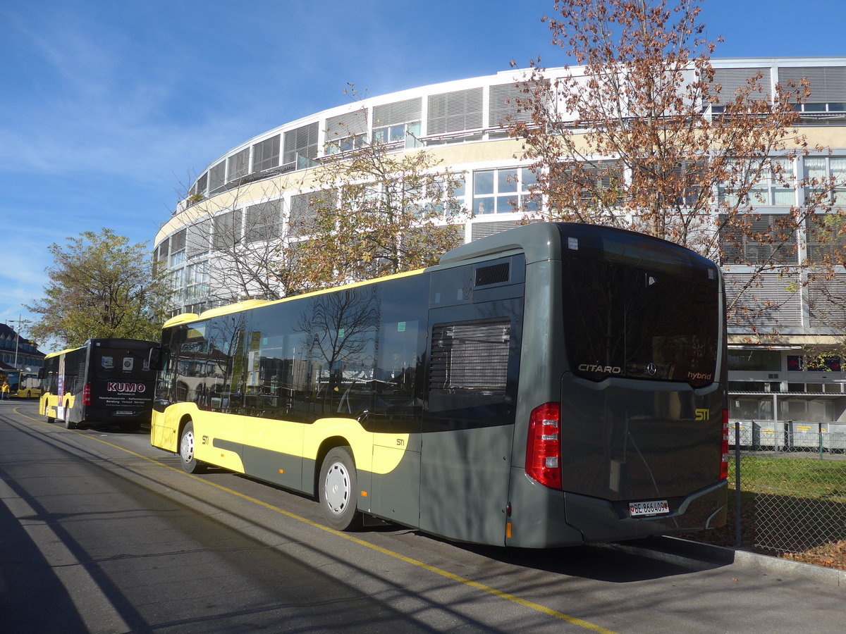 (222'854) - STI Thun - Nr. 409/BE 866'409 - Mercedes am 21. November 2020 bei der Schiffl�ndte Thun