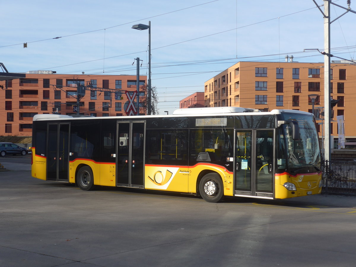 (223'085) - Wieland, Murten - Nr. 92/FR 300'634 - Mercedes am 26. Dezember 2020 beim Bahnhof D�dingen