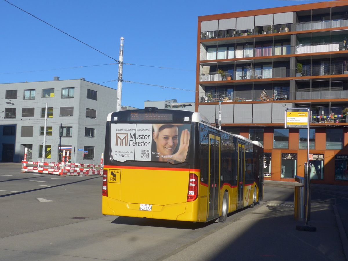 (223'690) - PostAuto Bern - Nr. 2/BE 652'122 - Mercedes am 21. Februar 2021 beim Bahnhof Bern Br�nnen Westside