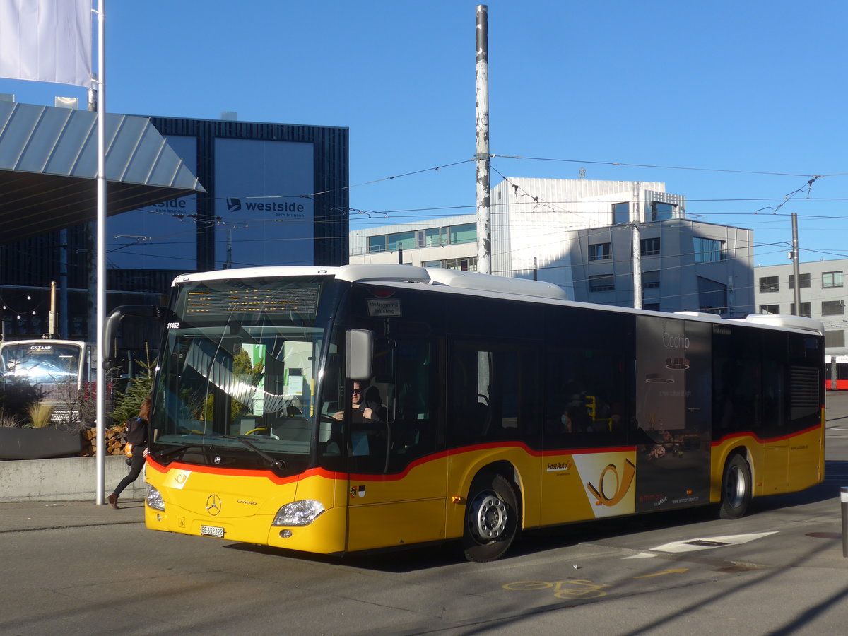 (223'692) - PostAuto Bern - Nr. 2/BE 652'122 - Mercedes am 21. Februar 2021 beim Bahnhof Bern Br�nnen Westside