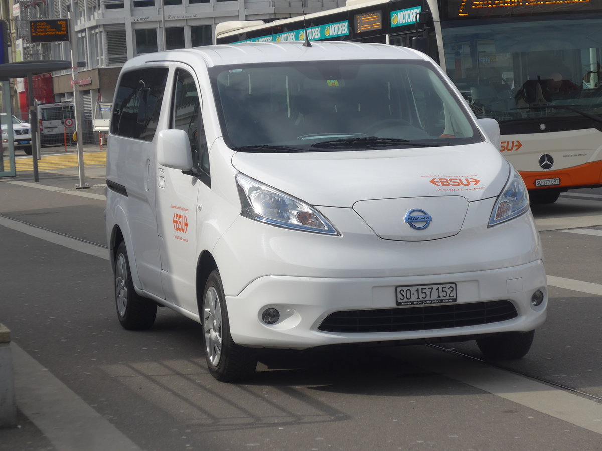 (223'952) - BSU Solothurn - SO 157'152 - Nissan am 4. M�rz 2021 beim Hauptbahnhof Solothurn
