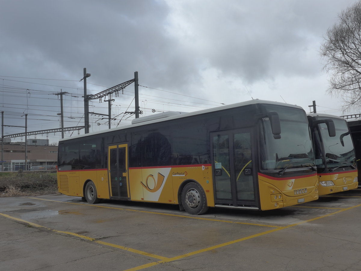 (224'184) - CarPostal Ouest - VD 626'568 - Iveco am 14. M�rz 2021 in Yverdon, Garage