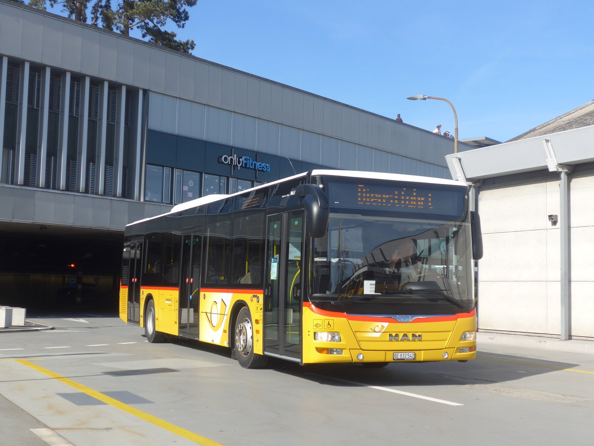(224'631) - PostAuto Bern - Nr. 542/BE 832'542 - MAN am 29. M�rz 2021 in Bern, Postautostation