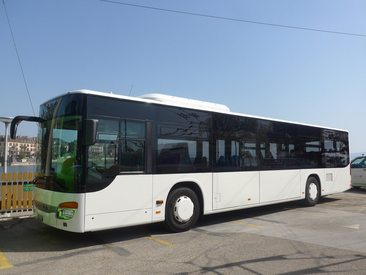 (224'720) - Interbus, Yverdon - Nr. 40/NE 231'040 - Setra (ex SBC Chur Nr. 105; ex SBC Chur GR 73'351) am 2. April 2021 in Neuch�tel, D�p�t transN (Einsatz CarPostal)