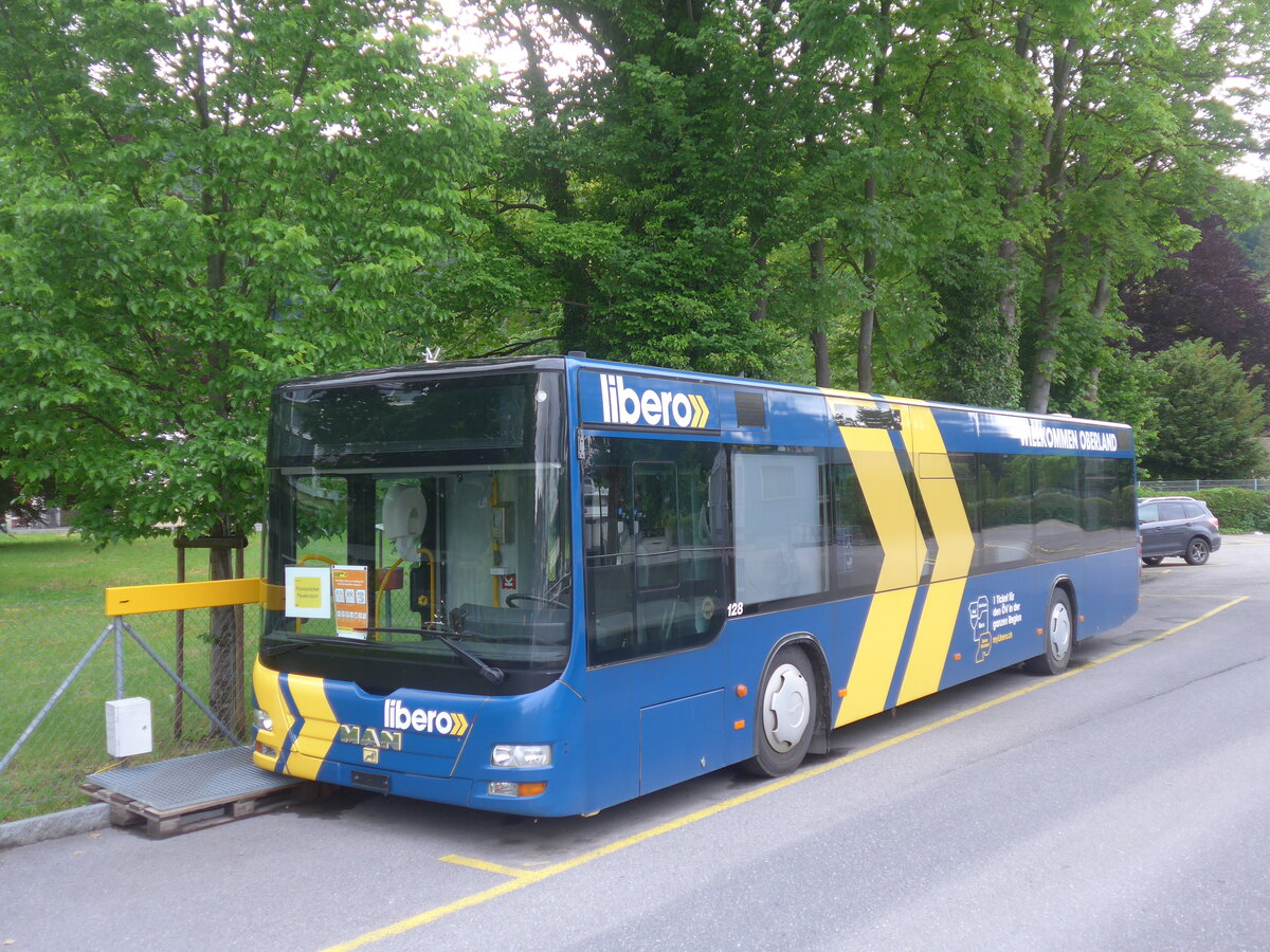 (225'749) - STI Thun - Nr. 128 - MAN am 6. Juni 2021 bei der Schiffl�ndte Thun