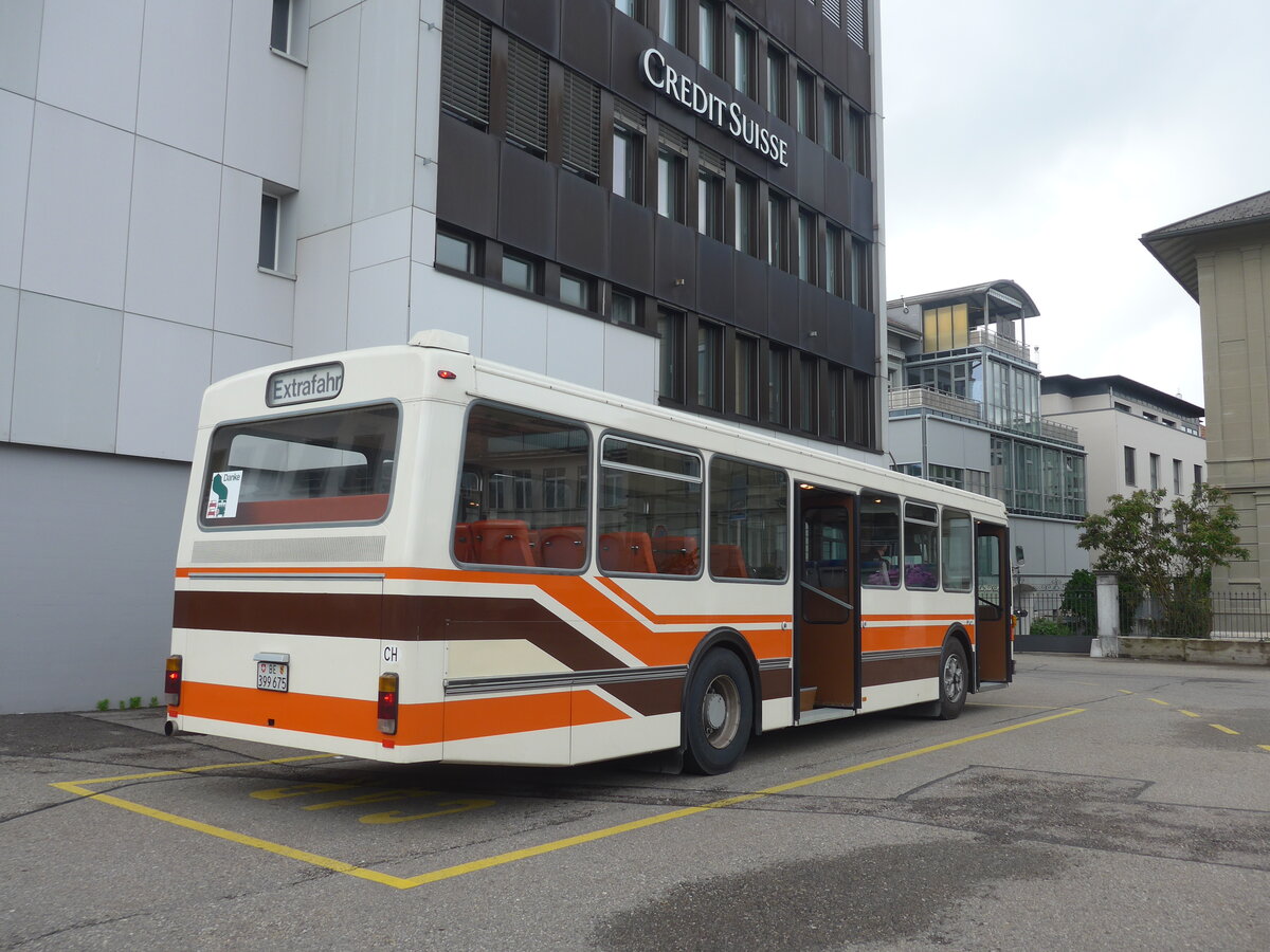 (225'756) - Wegm�ller, M�nsingen - BE 399'675 - FBW/R&J (ex Bamert, Wollerau) am 6. Juni 2021 beim Bahnhof Burgdorf