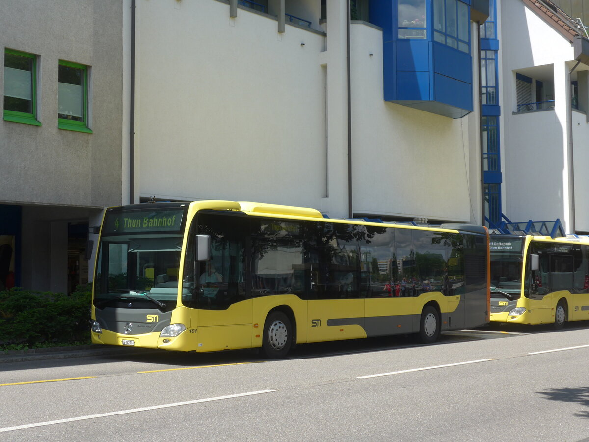 (225'992) - STI Thun - Nr. 181/BE 752'181 - Mercedes am 23. Juni 2021 in Thun, Postbr�cke