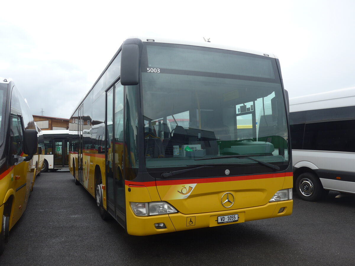(226'965) - CarPostal Ouest - VD 1055 - Mercedes (ex Morattel, S�deilles) am 1. August 2015 in Kerzers, Interbus