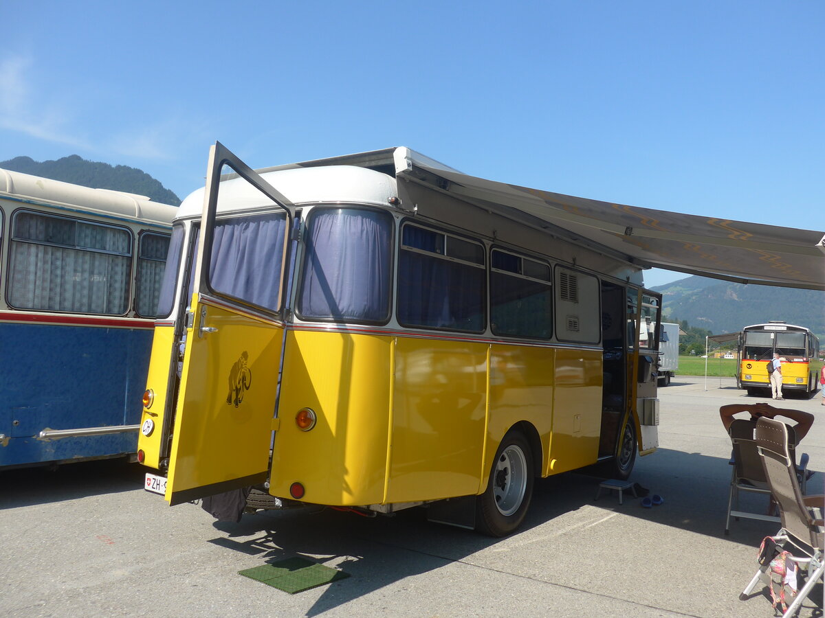 (227'439) - Langenegger S., W�denswil - ZH 94'923 - Saurer-OM am 21. August 2021 in Interlaken, Flugplatz