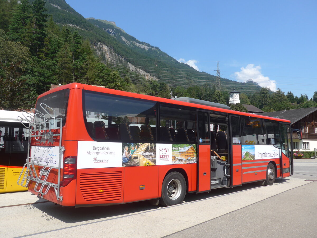 (227'470) - AFA Adelboden - Nr. 24/BE 26'701 - Setra am 21. August 2021 in Innertkirchen, Grimseltor (Einsatz: PostAuto f�r Engstlenalp-Bus)