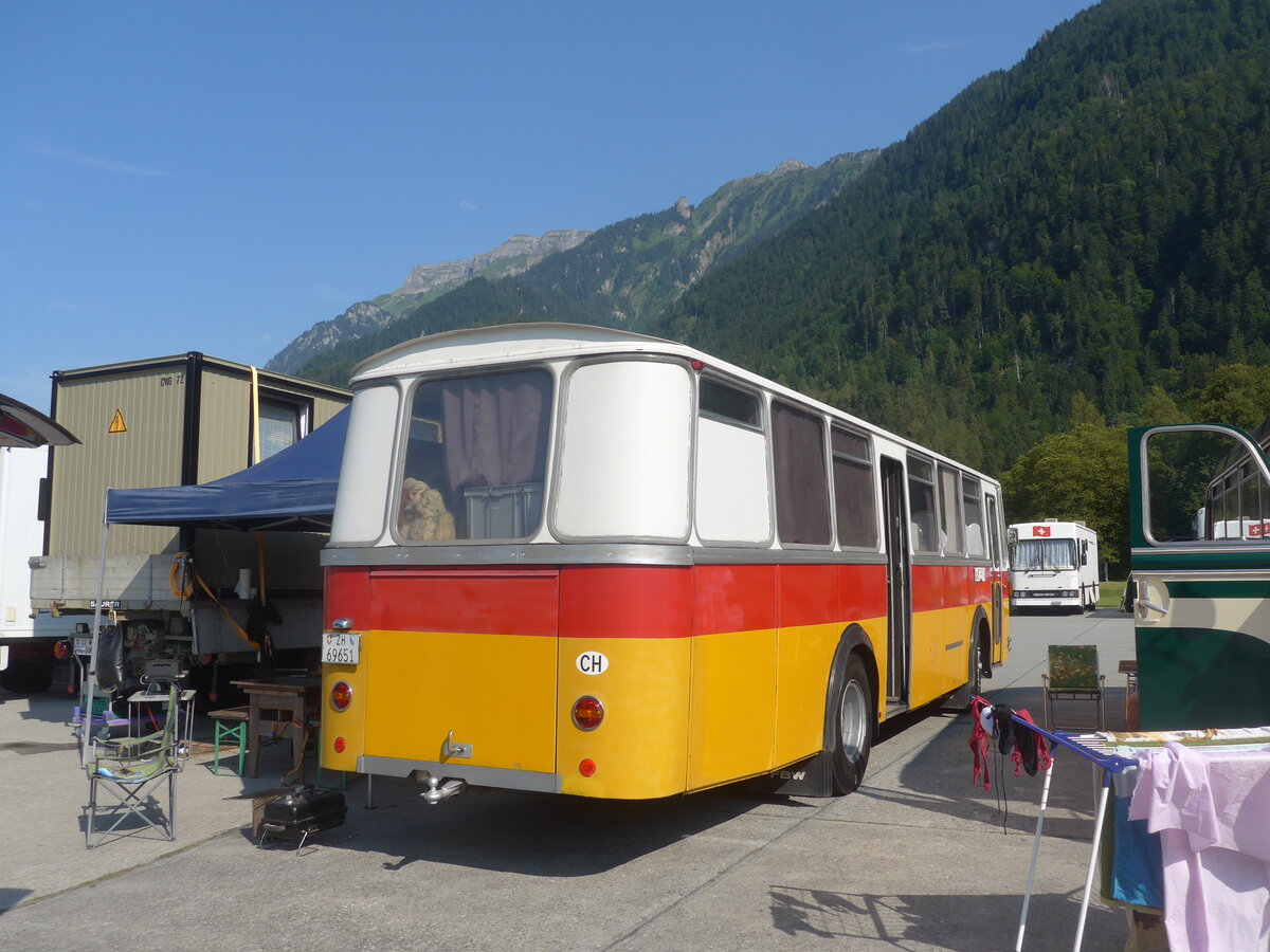 (227'478) - Tr�b, Oberrieden - Nr. 12/ZH 69'651 - FBW/R&J (ex Ryffel, Uster Nr. 12) am 21. August 2021 in Interlaken, Flugplatz