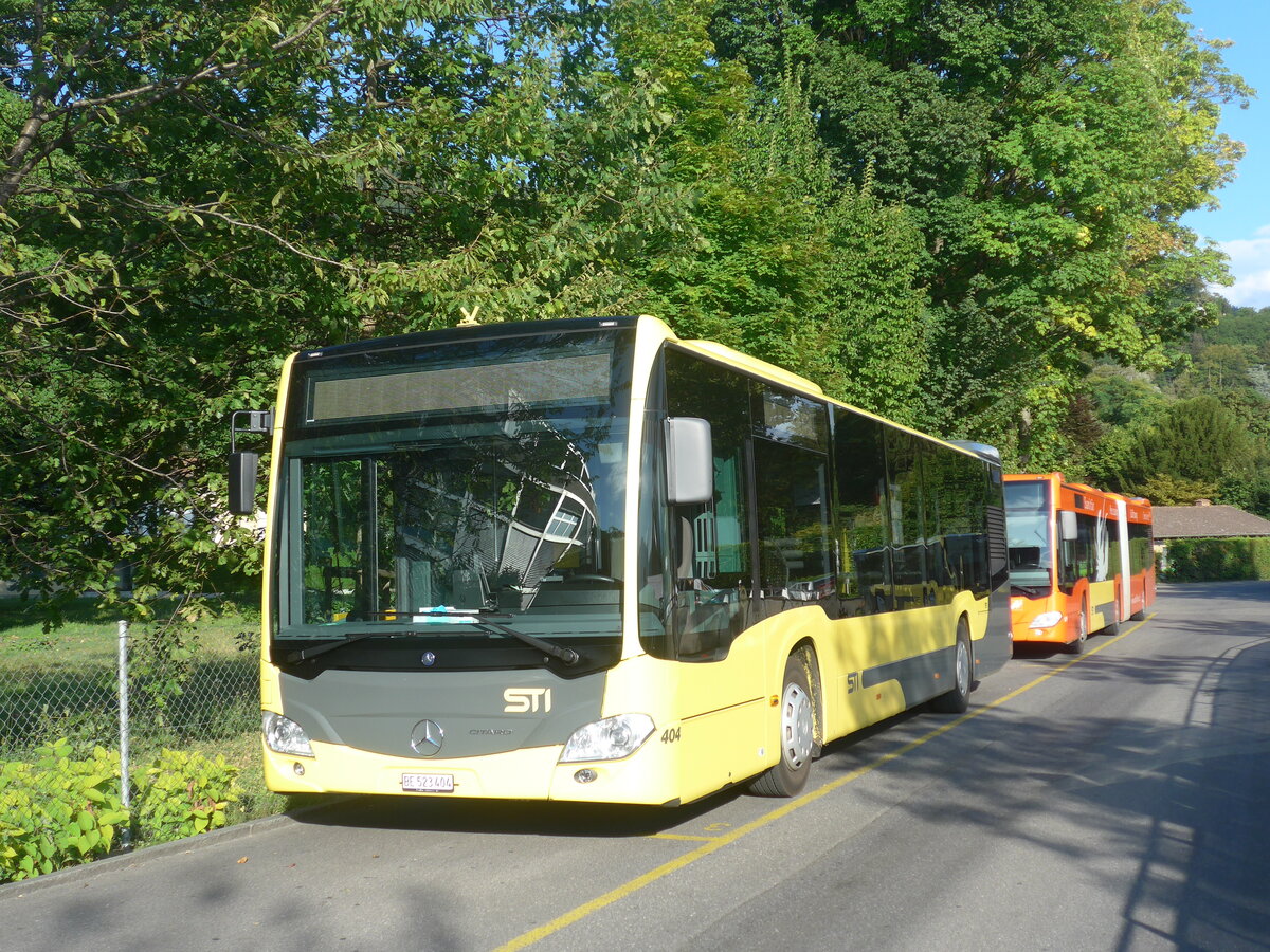 (227'904) - STI Thun - Nr. 404/BE 523'404 - Mercedes am 5. September 2021 bei der Schiffl�ndte Thun
