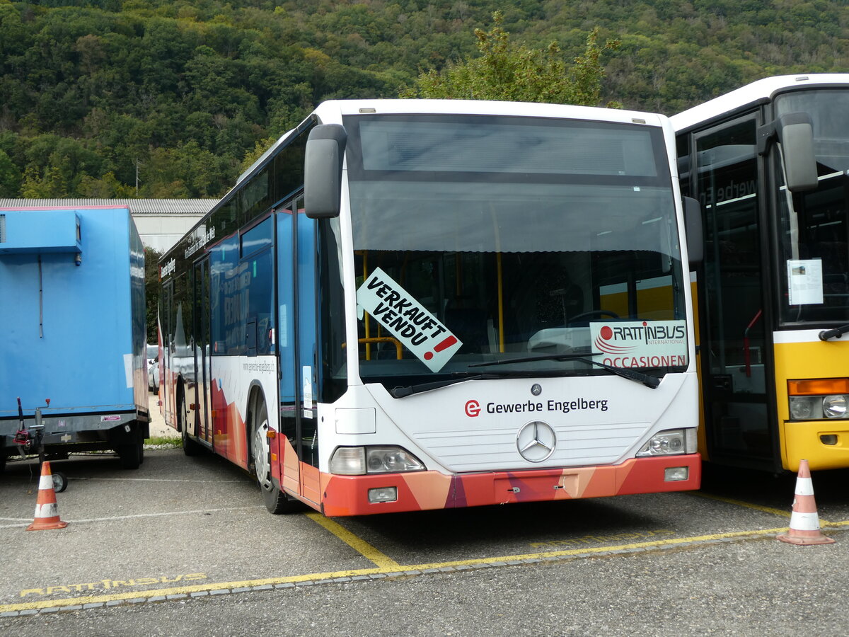 (228'295) - EAB Engelberg - Nr. 8 - Mercedes (ex Ming, Sils-Maria; ex Vorf�hrwagen EvoBus, D-Mannheim) am 25. September 2021 in Biel, Rattinbus
