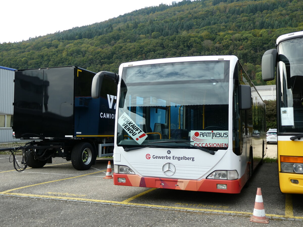 (228'306) - EAB Engelberg - Nr. 8 - Mercedes (ex Ming, Sils-Maria; ex Vorf�hrwagen EvoBus, D-Mannheim) am 25. September 2021 in Biel, Rattinbus