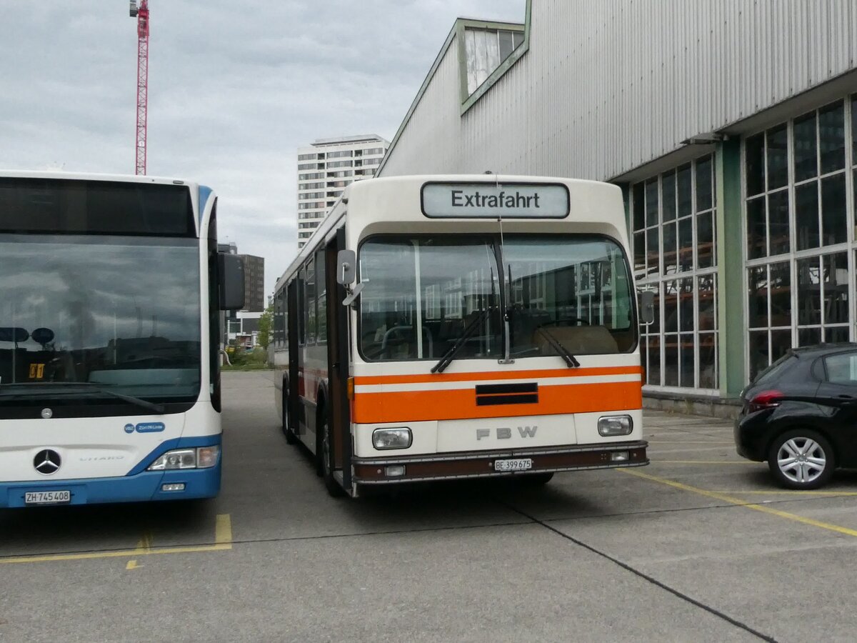 (228'337) - Wegm�ller, M�nsingen - BE 399'675 - FBW/R&J (ex Bamert, Wollerau) am 26. September 2021 in Z�rich, VBZ-Garage Hardau